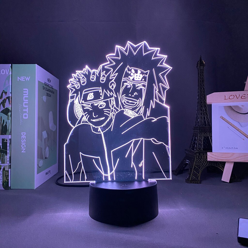 Lampe 3D de Jiraya & Naruto - JAPANIME-SHOP