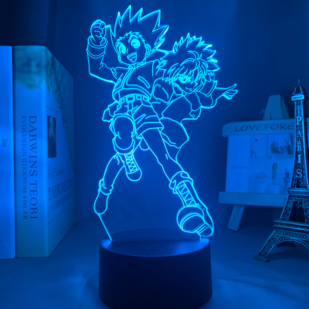 Lampe 3D de Gon & Kirua - JAPANIME-SHOP