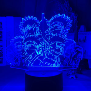 Lampe 3D de l'équipe de Kakashi & de l'équipe de Minato - JAPANIME-SHOP