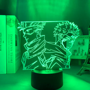 Lampe 3D de Gojo & Sukuna - JAPANIME-SHOP