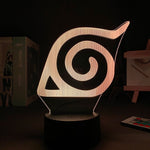 Charger l&#39;image dans la galerie, Lampe 3D de Konoha - JAPANIME-SHOP
