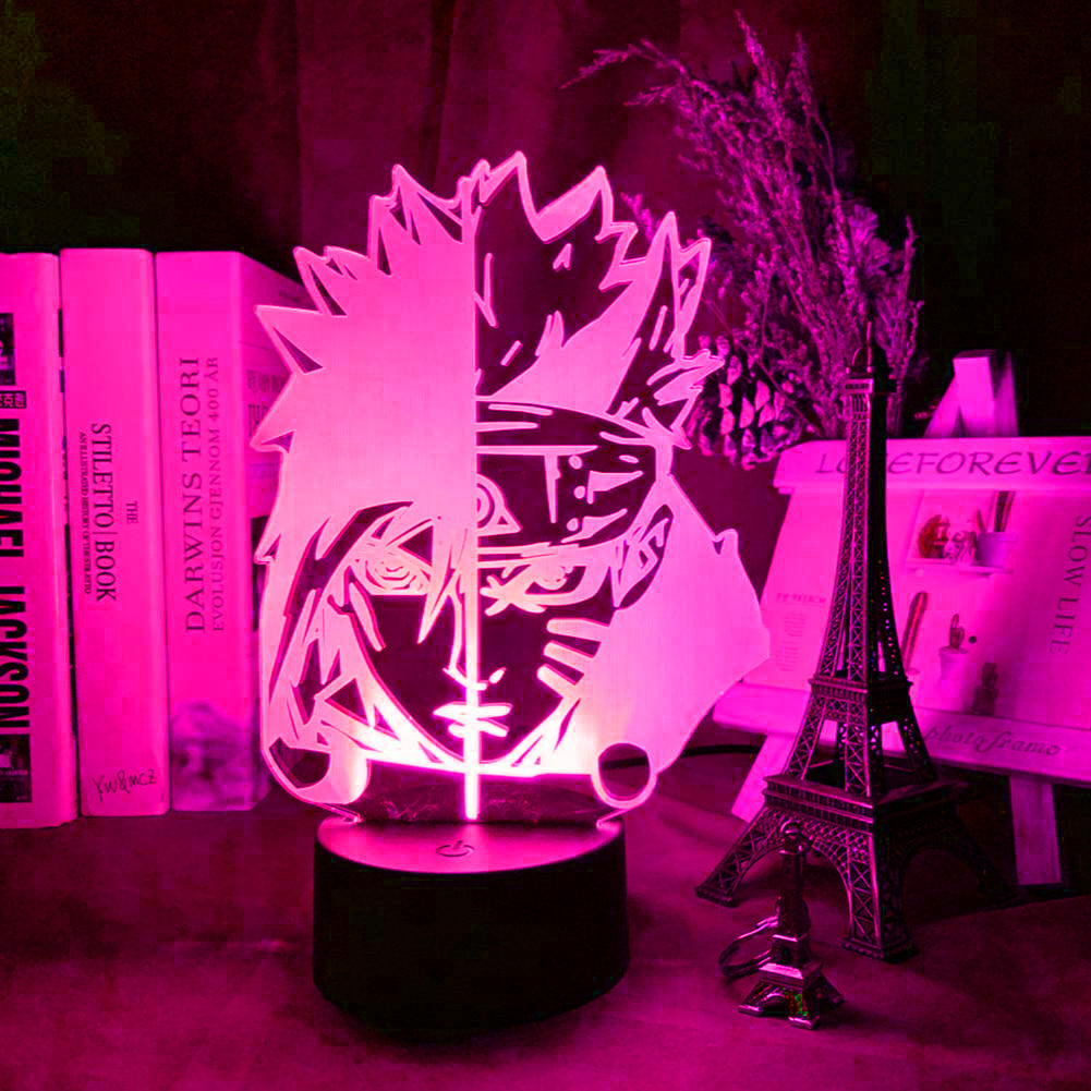 Lampe 3D de Naruto & Sasuke - JAPANIME-SHOP