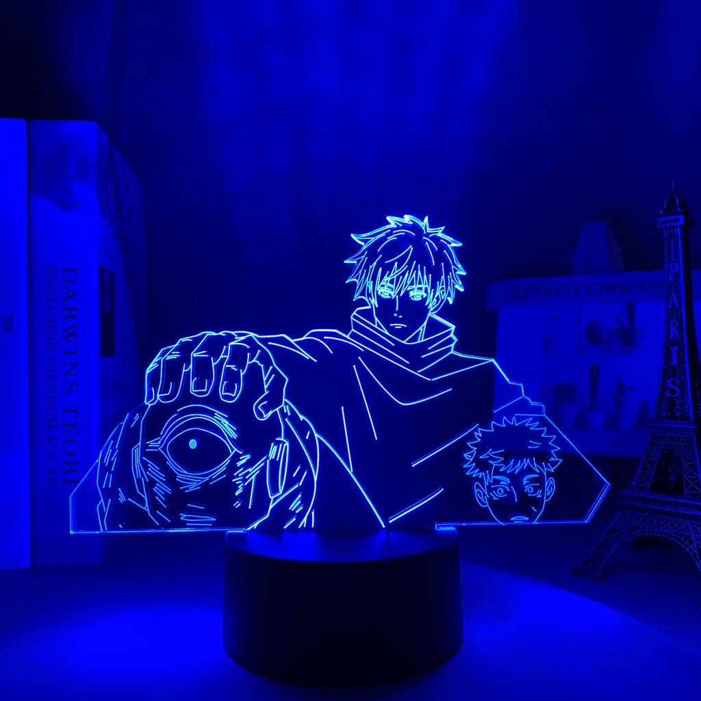 Lampe 3D de Gojo, Yuji & Jogo - JAPANIME-SHOP