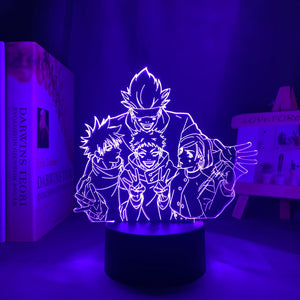 Lampe 3D de l'équipe de Gojo - JAPANIME-SHOP