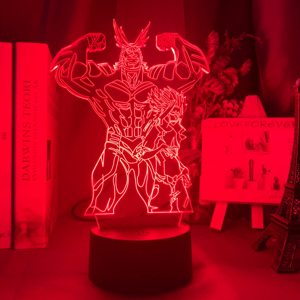 Lampe 3D d'All might - JAPANIME-SHOP