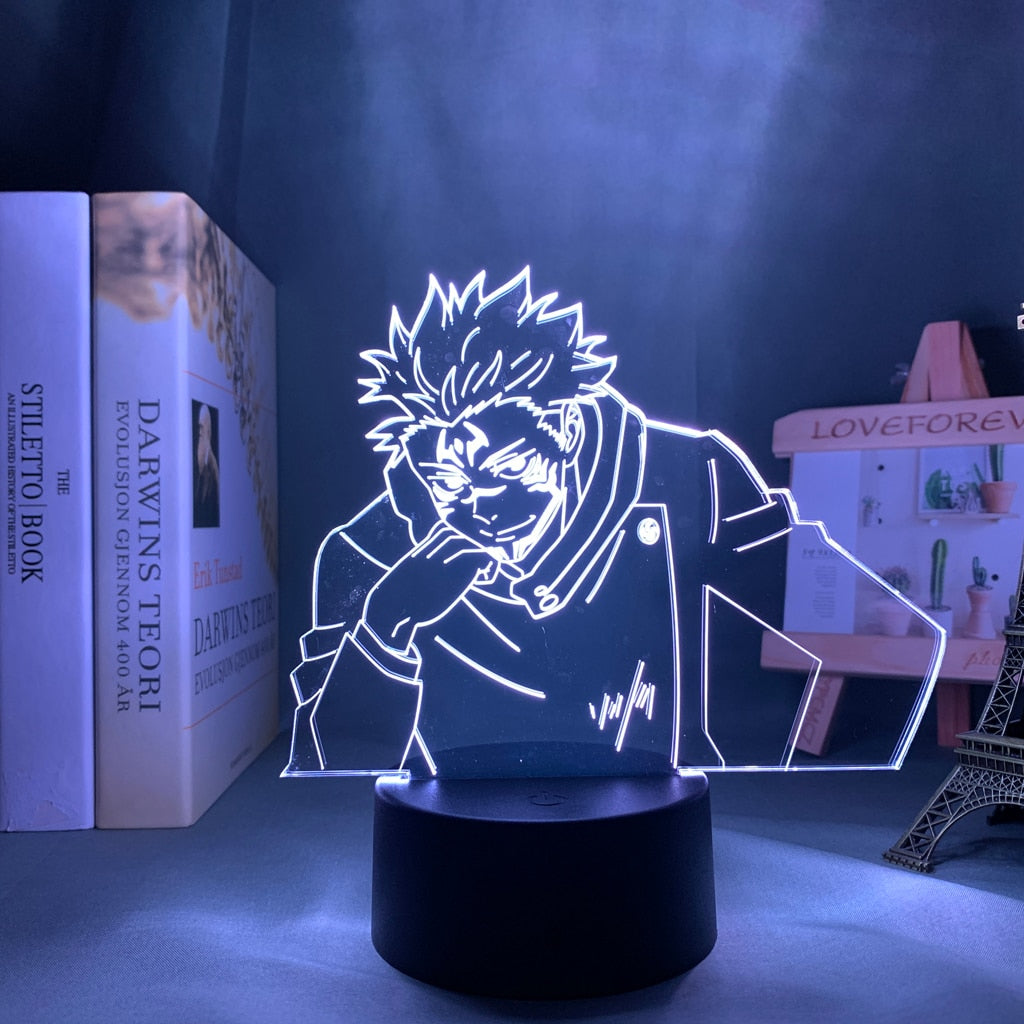 Lampe 3D de Sukuna - JAPANIME-SHOP