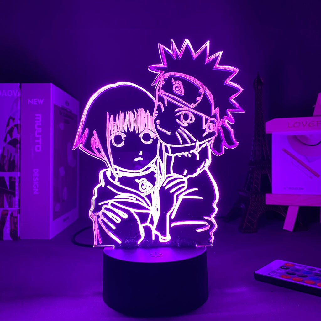 Lampe 3D de Naruto & Hinata - JAPANIME-SHOP