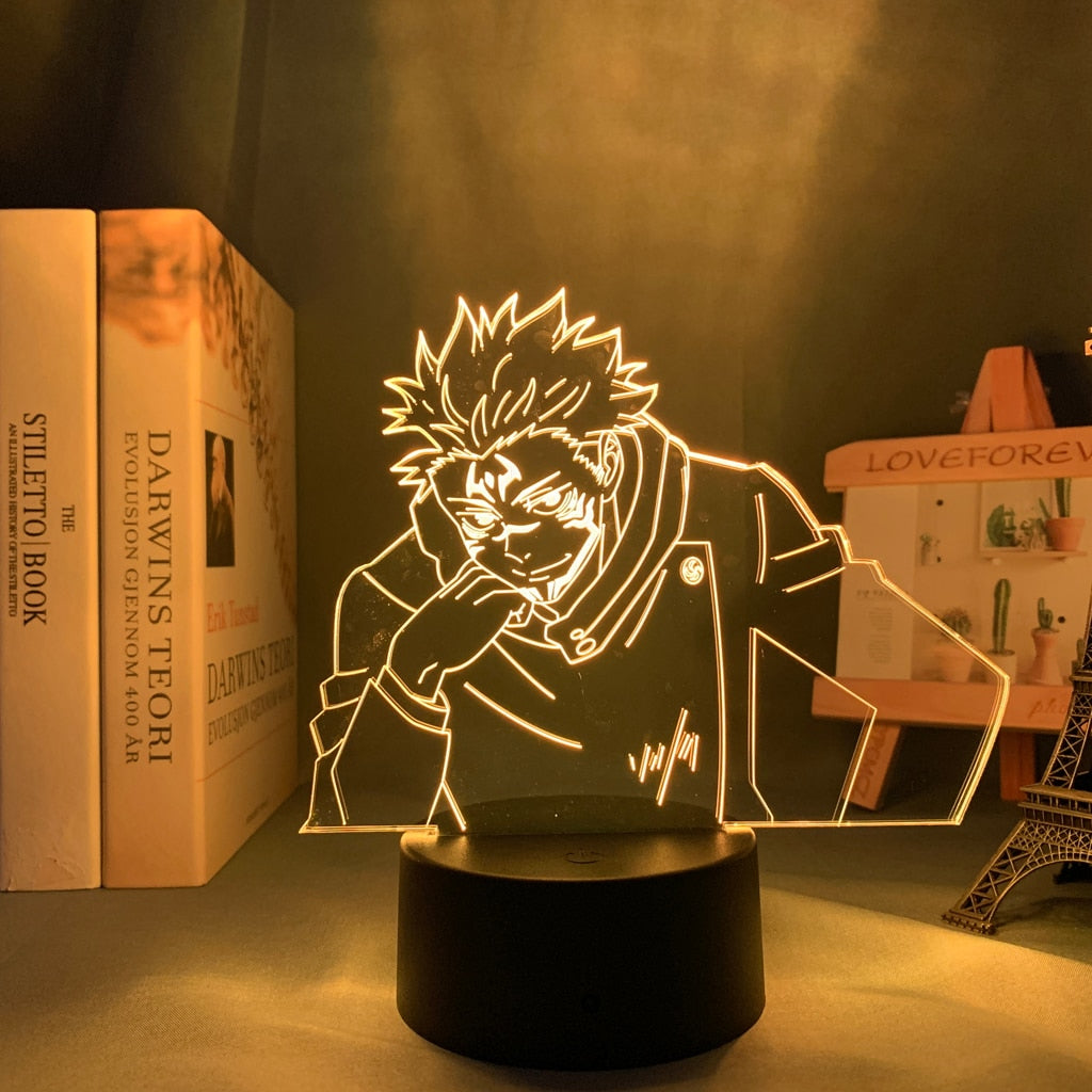 Lampe 3D de Sukuna - JAPANIME-SHOP