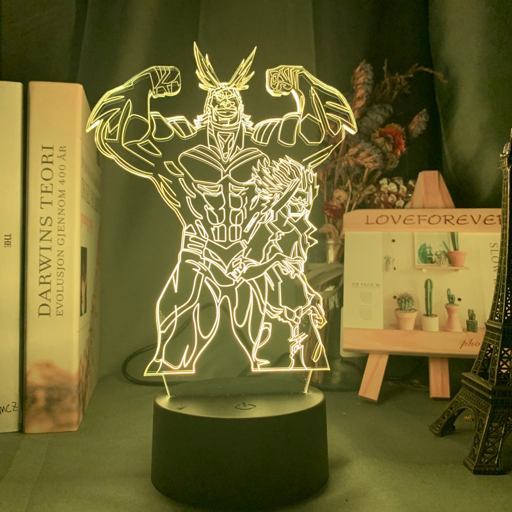 Lampe 3D d'All might - JAPANIME-SHOP