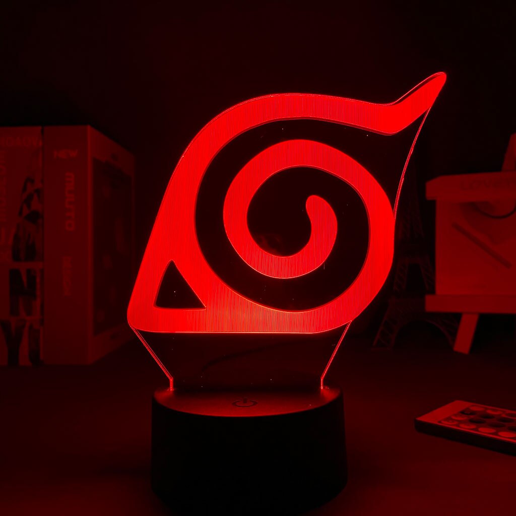 Lampe 3D de Konoha - JAPANIME-SHOP