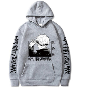 Sweat avec capuche mixte de Gojo - JAPANIME-SHOP