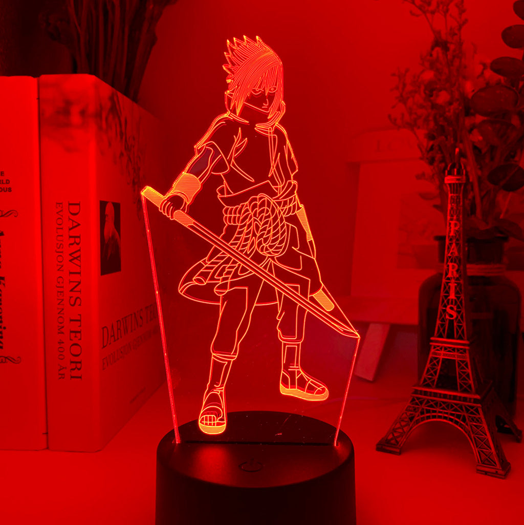 Lampe 3D de Sasuke - JAPANIME-SHOP