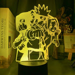 Charger l&#39;image dans la galerie, Lampe 3D de Naruto, Sasuke &amp; Sakura - JAPANIME-SHOP
