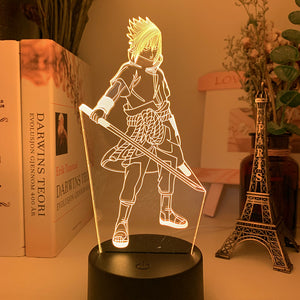 Lampe 3D de Sasuke - JAPANIME-SHOP