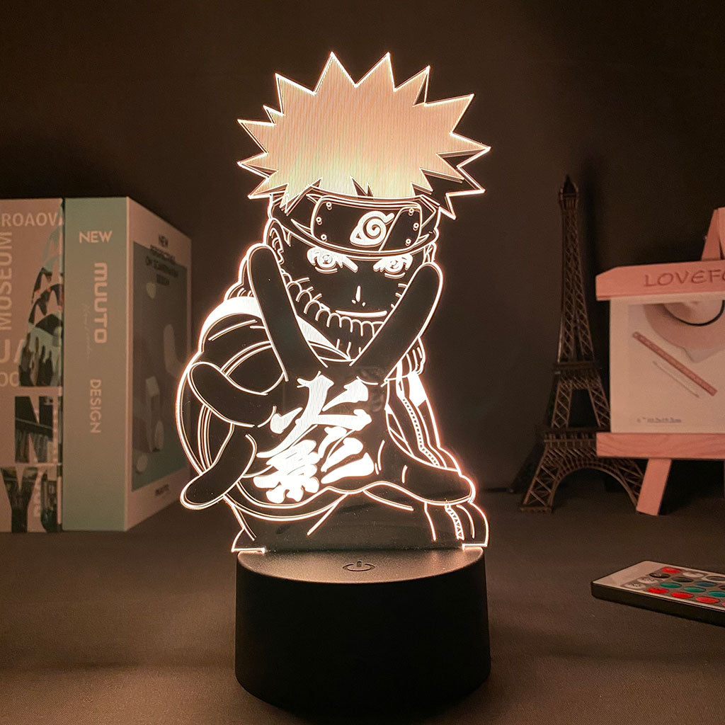 famvacor Lampe de chevet enfant Naruto Lumière decorative de nuit Tactile  Cadeau pour enfants Éclairage anime (Naruto). : : Luminaires et  Éclairage