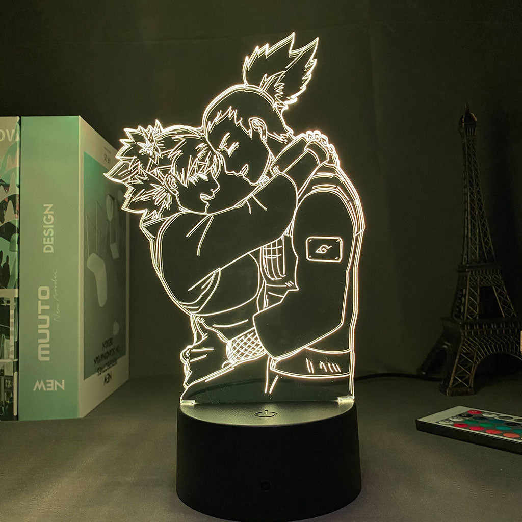 Lampe 3D de Shikamaru & Temari - JAPANIME-SHOP