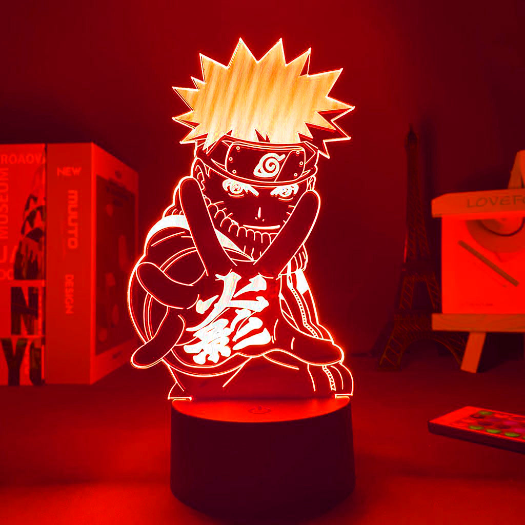 Lampe 3D à LED effet illusion 3D - Figurine Narutoed Avatar Uchiha Sasuke  Children's Night Light Bedroom Decoration Night Lights Neon Light HAFS  [Classe énergétique A+++] : : Luminaires et Éclairage
