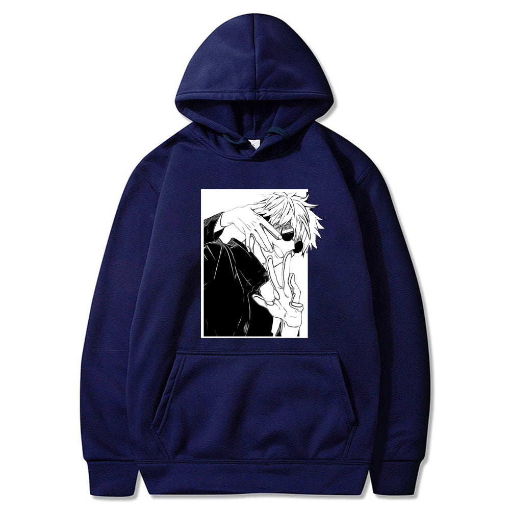 Sweat avec capuche mixte de Gojo - JAPANIME-SHOP