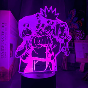 Lampe 3D de Naruto, Sasuke & Sakura - JAPANIME-SHOP
