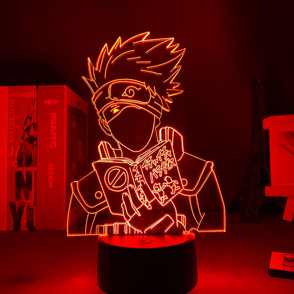 Lampe 3D de Kakashi - JAPANIME-SHOP