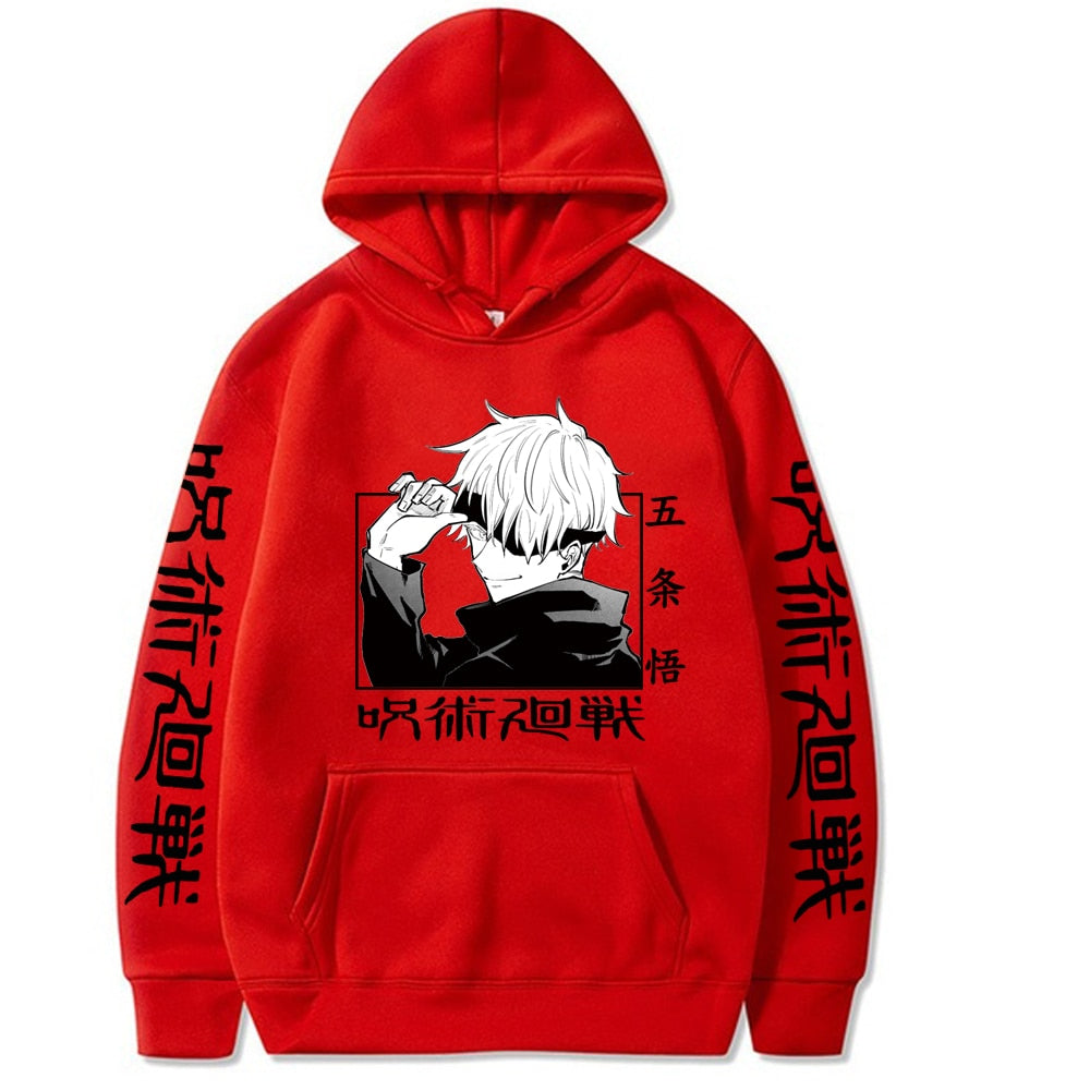 Sweat avec capuche mixte de Gojo - JAPANIME-SHOP