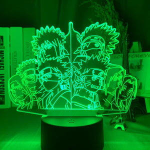 Lampe 3D de l'équipe de Kakashi & de l'équipe de Minato - JAPANIME-SHOP