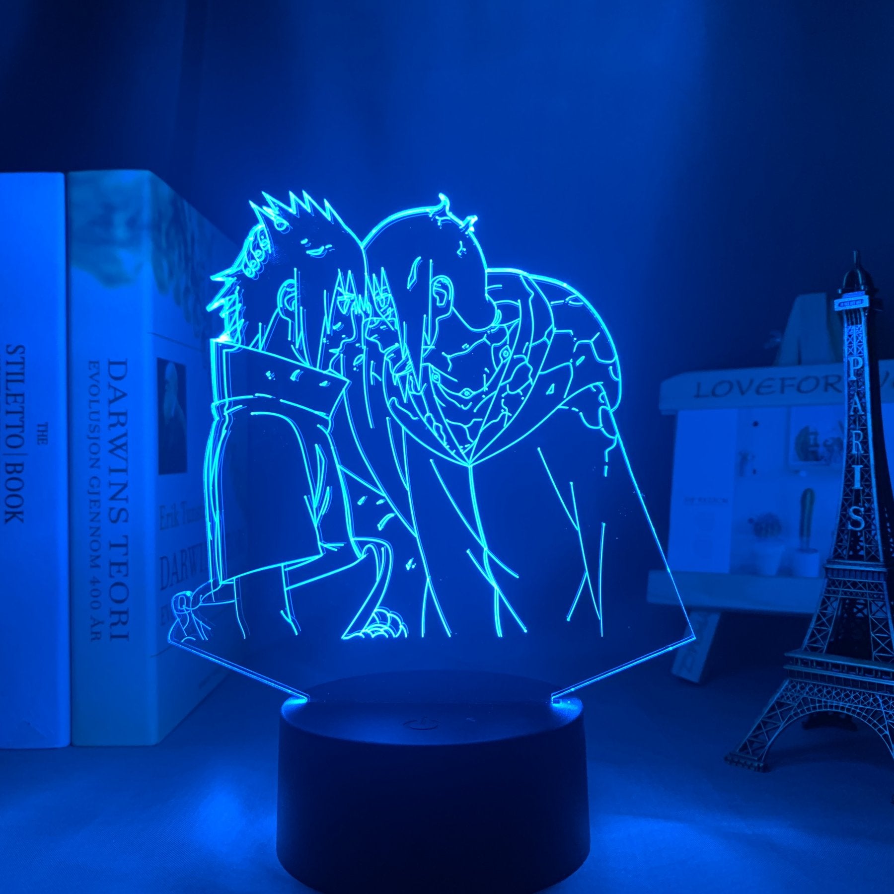 Lampe 3D d'Itachi & Sasuke - JAPANIME-SHOP