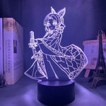 Load image into Gallery viewer, Lampe 3D de Kocho - JAPANIME-SHOP
